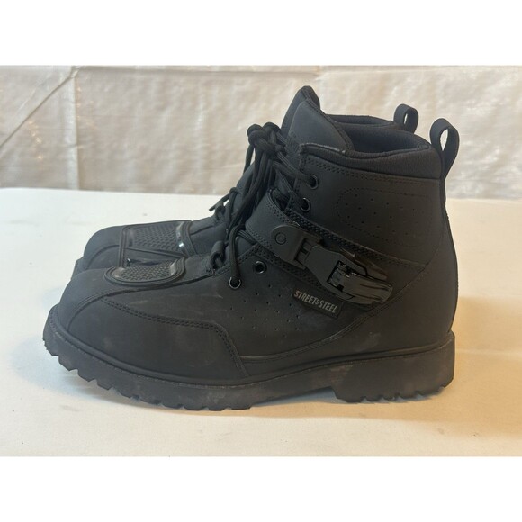 Street & Steel 126365 Valor Reinforced Toe Black Leather Boots - Men’s Size 9 main image 9